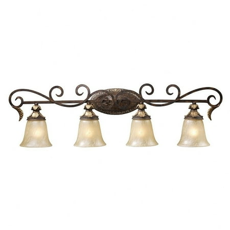 French Country Bathroom Lighting Four Light Bath Vanity With