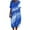 Blue, variant on TSADFHJI Satin Skirts for Women Mini Women's Fashion Summer Beach Style Printed V Neck 5/4 Sleeve Casual Dress (2) Xxl Khaki