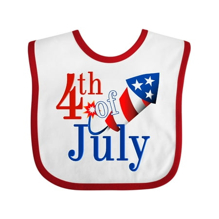 

Inktastic 4th of July-firecracker Gift Baby Boy or Baby Girl Bib