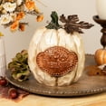 thumbnail image 3 of Northlight Décorations de Citrouille "Soyez Joyeux" - 7.75 Pouces - Ensemble de 2, 3 of 6