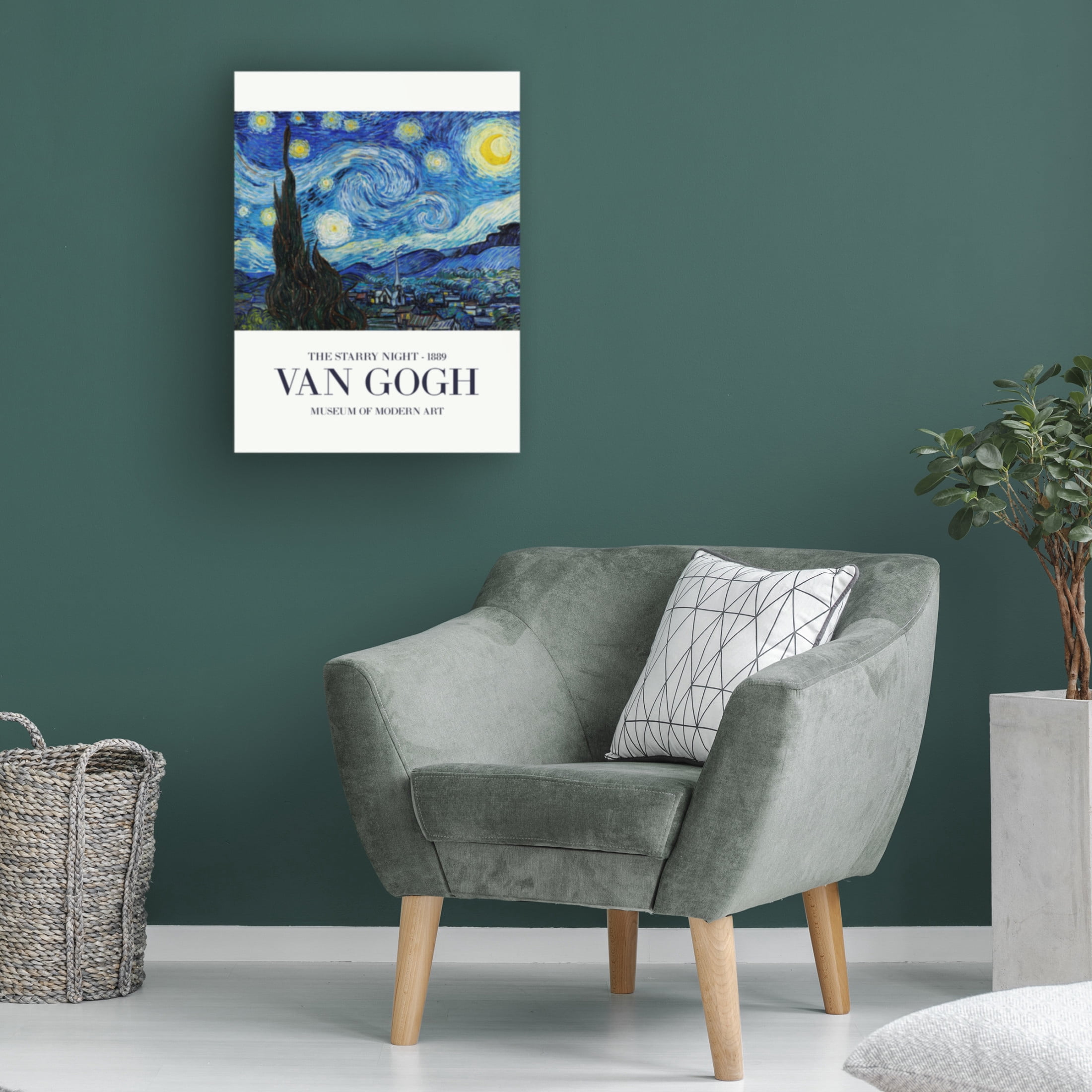 Trademark Fine Art Pictufy  The Starry Night Canvas Wall Art