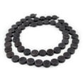 thumbnail image 3 of The Bead Chest Dark Grey Circular Natural Wood Beads (15x15mm): Organic Eco-Friendly Wooden Bead Strand for DIY Jewelry, Crafts, Necklace and Bracelet Making, 3 of 4