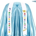 thumbnail image 3 of Odeerbi 1-10 Años Niños Niñas Vestido de Graduación Conjunto Color Sólido Vestido de Manga Larga Con Estoro, Gorra Y Bornilla Traje de 3 Piezas, 3 of 5