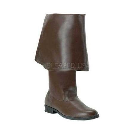 Maverick-2045, Mens 1 1/2'' Pirate Leather Boot