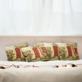 thumbnail image 4 of Ambesonne Rustic Throw Pillow Cover 4 Pack, Aged Doors Tuscan House, 20", Yellow Beige Red, 4 of 5