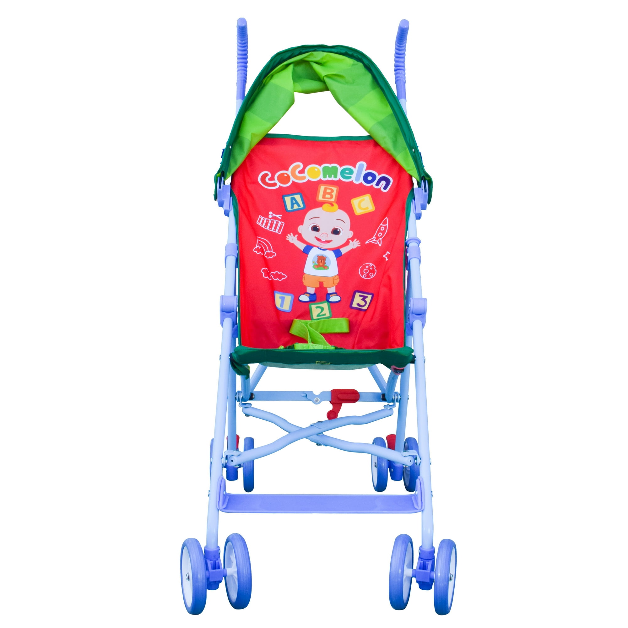Cocomelon Umbrella Travel Stroller for Toddlers, Easy to Fold (1 Each), Ages 6+ Months, Unisex