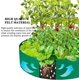thumbnail image 5 of Paquete de 2 bolsas de cultivo de 100 galones, bolsas de plantación resistentes, contenedores de jardín, macetas de tela de fieltro para cultivo de plantas en interiores y exteriores (verde), 5 of 5