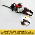 thumbnail image 2 of TOPTENG 26cc 2-Cycle Gas Powered Hedge Trimmer, double sided blade 24", recoil gasoline trim blade, Fast charger Red&Black, 2 of 10
