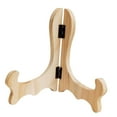 thumbnail image 1 of Plato de disco de madera, soporte para foto, soporte de placa de caballete para foto, caballete, tableta , plato, imagen decorativa Beige perfecl Soporte de placa, 1 of 8