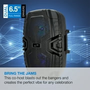 iLive Wireless Tailgate Party Speaker, ISB250B, Black