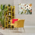 thumbnail image 2 of Stupell Industries Blooming Round Flowers Arrangement Abstract Painting Wrapped Canvas Canvas Art Print Wall Art, 40 x 30, 2 of 7
