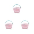 thumbnail image 1 of Guardoinrt Portable Storage Basket - Efficiently Organize Small Items light pink circular 3Set, 1 of 6