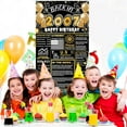 thumbnail image 4 of Back In 2007 Gold and Black 18th Birthday Decorations Banner Happy 18th Birthday Door Banner Vintage Birthday 18 Years Ago Theme Door Cover 18th Gifts for Boy and Girl 18th Birthday Party Supplies, 4 of 5