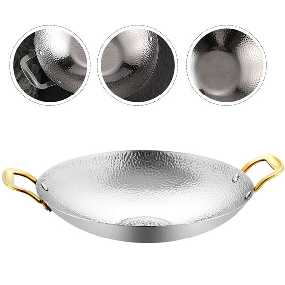 HEANUJJ Stainless Steel Cooking Pot Durable Kitchen Cookware for Home Use 1 Piece