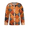 thumbnail image 4 of IYYVV Halloween Sweaters for Women 2026 Button Knit Cardigan Long Sleeve Ghost Graphic Cute Spooky Fall Winter Trendy Tops Saffron L, 4 of 6