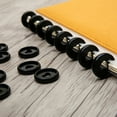 thumbnail image 3 of 10Pcs Binder Disc Notebook Binding Discs Planners Binding Buckle Loose-leaf Binder Buckles, 3 of 9