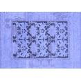 thumbnail image 1 of Ahgly Company Machine Washable Indoor Rectangle Oriental Blue Traditional Area Rugs, 8' x 12', 1 of 4