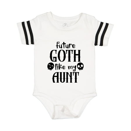 

Inktastic Future Goth Like My Aunt with Skulls Gift Baby Boy or Baby Girl Bodysuit