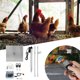 thumbnail image 5 of Abridor De Puerta De Gallinero, Dispositivo De Apertura De Jaula De Pollo, Enchufe Automático A Prueba De Lluvia Y Inducción De Temporización Automática Para Gallineros De Aves ANGGREK DH3114, 5 of 8