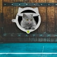thumbnail image 5 of Cat Door Locking Cat Door for Interior & Exterior Doors Interior Cat Flap for Pets Pet Doors for Cat Easy Installation, 5 of 8