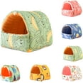 thumbnail image 2 of Parrot Bird Bed Hammock Winter Warm Bird Plush Nest Toy for Parakeet Comfortable Hanging Bird Bed for Cage, 2 of 6