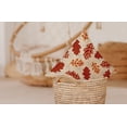 thumbnail image 4 of Simply Daisy 16" x 16" Retro Leaves Decorative Throw Pillow, Maple Red, 4 of 4