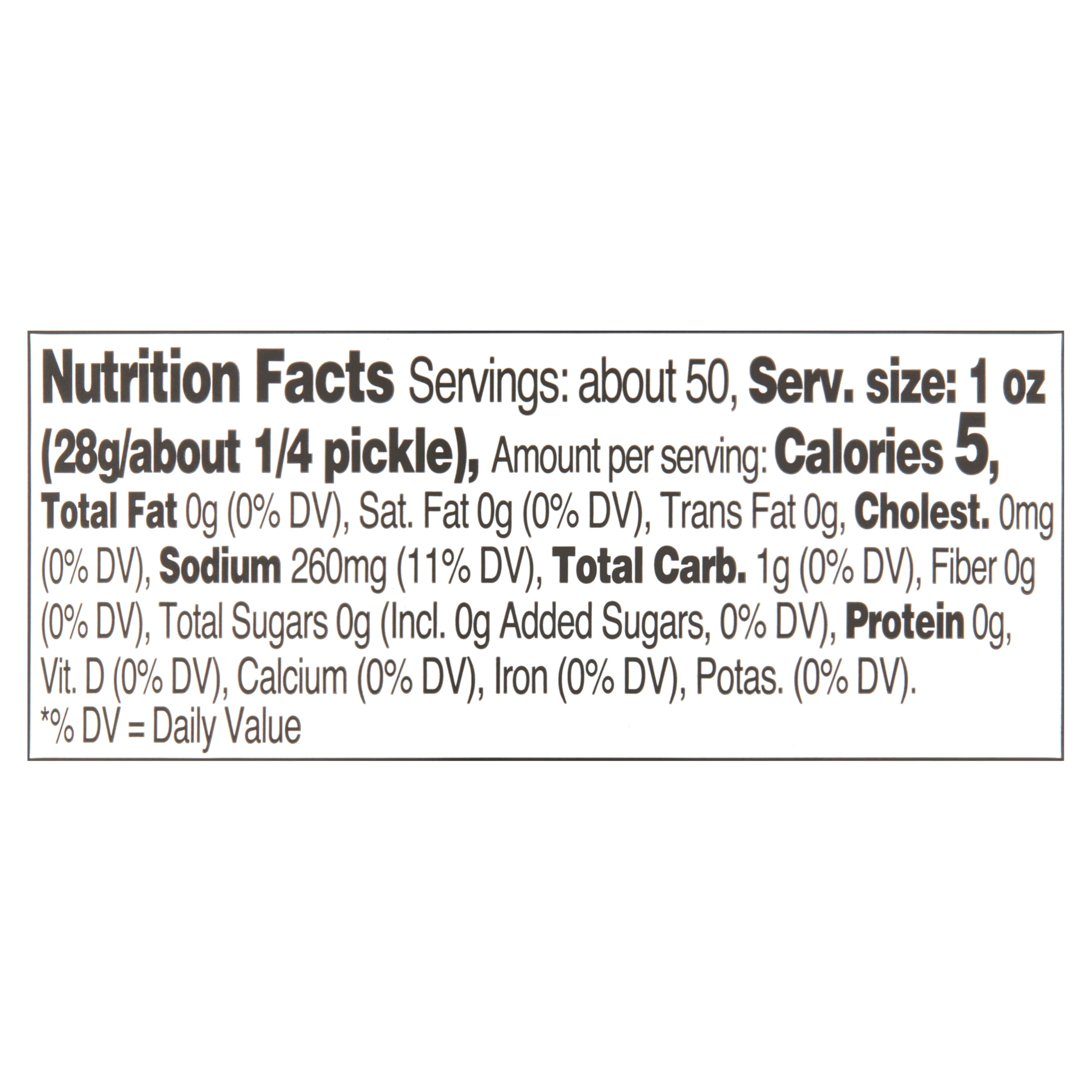 Great Value Kosher Whole Dill Pickles Fresh Pack, 80 fl oz