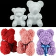thumbnail image 1 of DIY Craft White Polystyrene Styrofoam Foam Bear Modelling Valentine Gifts, 1 of 5
