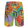 thumbnail image 6 of Naloa Dancing African Womans Men's Beach Shorts, Surfing shorts, Swim trunks, Quick Dry Swim Trunks for Surfing Beach Fun - Large, 6 of 9