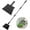black-Free Size, variant on FHBVT Multi-Functional Outdoor Garden Cleaning Shovel High Carbon Steel Flat Blade Moss Weed Ice Removal Sticker Cleaning Driveway Wall Shed Farm Yard Maintenance Tool Durable Rivet-Reinforced Garden
