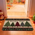 thumbnail image 2 of Yhmxh Chirstmas Door Mat Cute Dog Welcome Doormat 24x16 Inch Xmas Welcome Mats Rug for Front Winter Holiday Mat with Xmas Hat Snowflake Designs for Indoor Outdoor Home Parte Decorations, 2 of 7