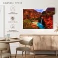 thumbnail image 4 of Elephant Stock Havasupai Canyon Falls Wall Art - Horizontal Canvas Wall Art - Living Room Wall Decor - Nature Canvas - Brown And Blue Decor - 12" x 8", 4 of 4