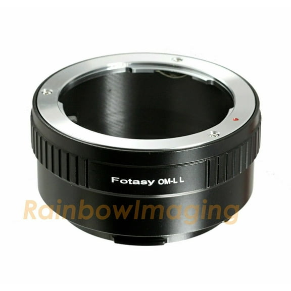Fotasy Olympus OM Lens to Leica L Mount Adapter, Compatible with Leica TL2 TL T CL SL SL2 SL2-S and Panasnoc S1 S1R S1H S5 and Sigma fp fp L