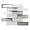 White, variant on Champagne Glass Mosaic with Silver Metallic Trim 12-in x 12-in Glass Mosaic Wall Tile(10-sq. ft/ Box)