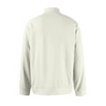 thumbnail image 4 of Zimjoy Mens Quarter Zipper Pullover Casual Lightweight 1/4 Zip Sweater Men Fall Mock Neck Long Sleeve 1/4 Zipper Pullover Mens Texture Waffle Sweatshirt, Beige XL, 4 of 4