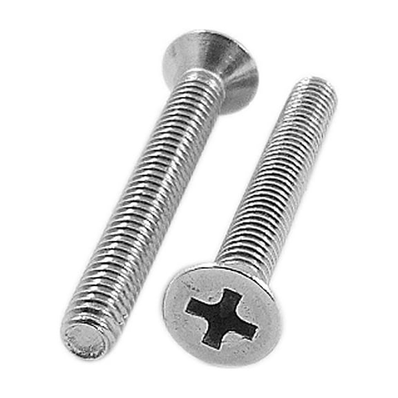 Unique Bargains M4 x 1" Thread Stainless Steel  Cross Head Screw Bolts 10 Pcs