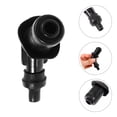 thumbnail image 4 of Miangastore Tire Stem Valve Cap High Pressure Cap Black Plastic 5pcs, 4 of 8