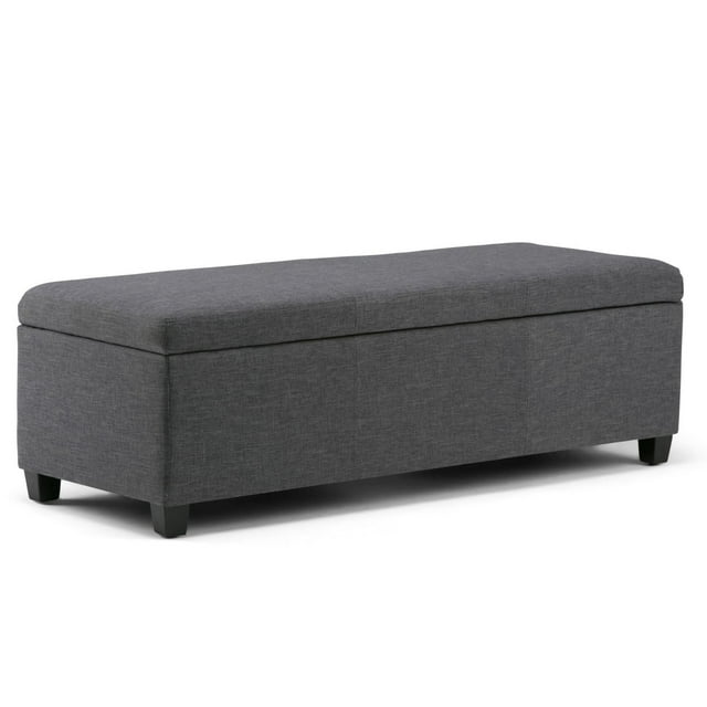WyndenHall Franklin Large Rectangular Storage Ottoman Bench