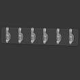 thumbnail image 2 of Strong transparent Crystal hook for clothes hats Waterproof adhesive hook, 2 of 9
