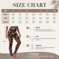 thumbnail image 5 of SEANATIVE High Waisted Leggings for Women Brown Black Tie-dye, 3XL, 5 of 6