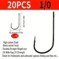 thumbnail image 4 of 10/20pcs 1/0 - 6/0 Big Game Streamer Hook Short Shank Wide Mouth Aberdeen Hook 2X Strength & Gap Saltwater Fishing Hook Sabiki Rigs Big Streamer Fly Hook, 4 of 10