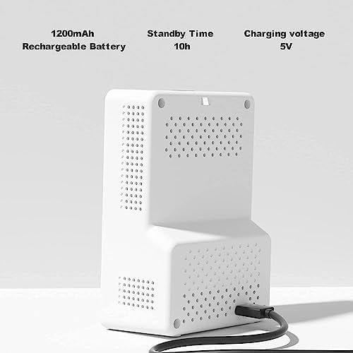 5-in-1 Air Quality Monitor for Home and Office with CO₂, HCHO, TVOC, Temperature & Humidity, Portable Indoor Detector with Color LCD
