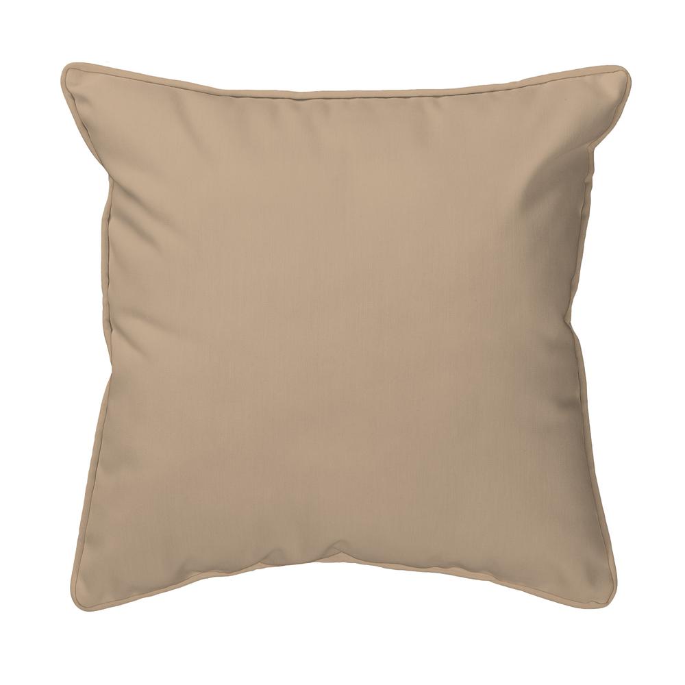 Betsy Drake Interiors Baby Squirrel Extra Large Zippered Pillow 22x22