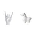 thumbnail image 1 of Figura Decorativa De Porcelana Con Gesto De Mano, Escultura Creativa De Animal, Adorno De Mesa Para Apartamento, Dormitorio, Sala De Estar U Oficina., 1 of 8