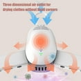 thumbnail image 4 of TIMIFIS Electric Bath Brush Home Dryer, Dormitory Multifunctional Dryer, Multifunctional Small Dryer, Travel Portable Mini Dryer Apartment Essentials, 4 of 8