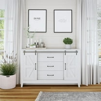 Alton Farmhouse 3 Drawer/2 Door Dresser, Magnolia Oak