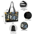 thumbnail image 2 of FORMRS Laptop Tote Bag for Women with 15.6" Computer Compartments Handbag, Navy Floral Pattern, 2 of 7