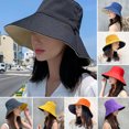 thumbnail image 2 of bestolf Bucket Hat 360 Degree UV Protection Adjustable Drawstring Fisherman Hat with Wide Brim Summer Travel Hat, 2 of 8