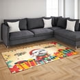 thumbnail image 3 of Merry Christmas Santa Maltese Scarf Twinkling Lights Xmas Holiday Indoor Rug Maltese Dog Lover Gifts Idea Carpet Living Bed Room Sofa Home Decor - 00022, 3 of 5