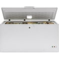 GE FCM16SLWW 65 Inch Freestanding Chest Freezer with 15.7 cu. ft